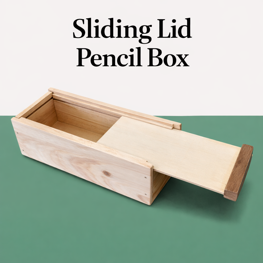 Sliding Lid Pencil Box Class