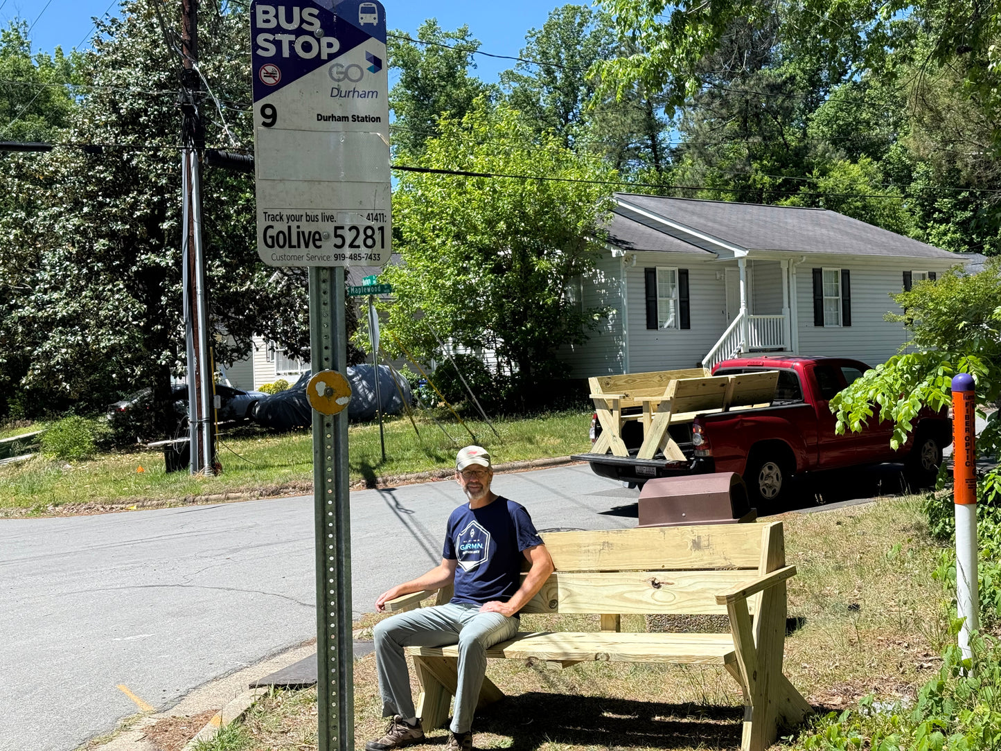 On The Bench - Sep 12, 2026⋅1:00 – 4:00pm: Help us build benches for Durham bus stops