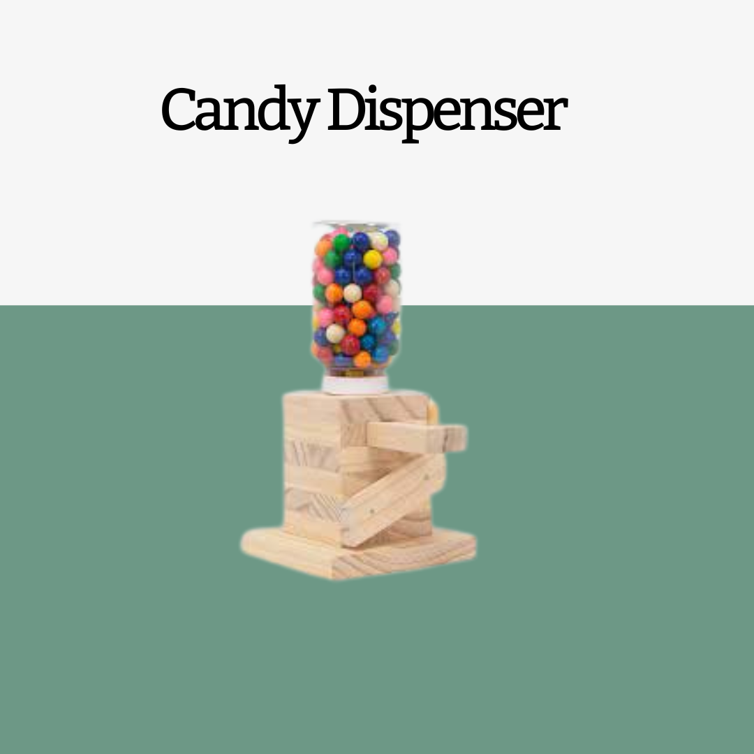 Candy Dispenser – The Bull City Woodshop